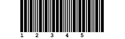 ActiveBarcode: Code 25 Industrial Barcode