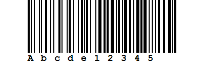 ActiveBarcode: Code 128B