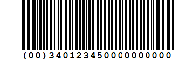 ActiveBarcode: EAN-18/NVE