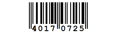 ActiveBarcode: GTIN-8, EAN-8