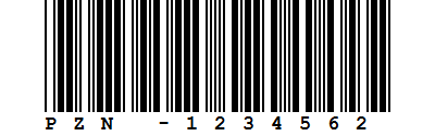 ActiveBarcode: PZN7