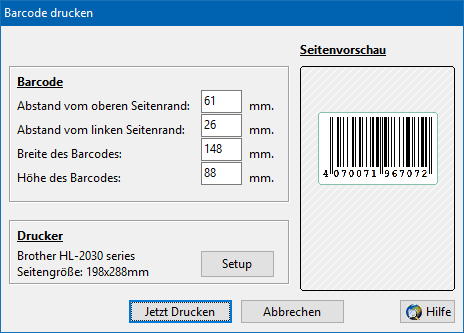 ActiveBarcode: Barcode drucken mit dem Generator