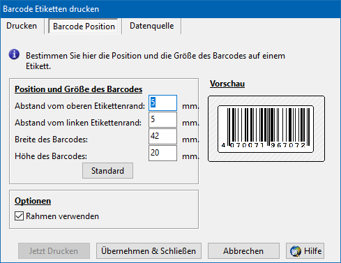 ActiveBarcode: So druckt man Barcode-Etiketten