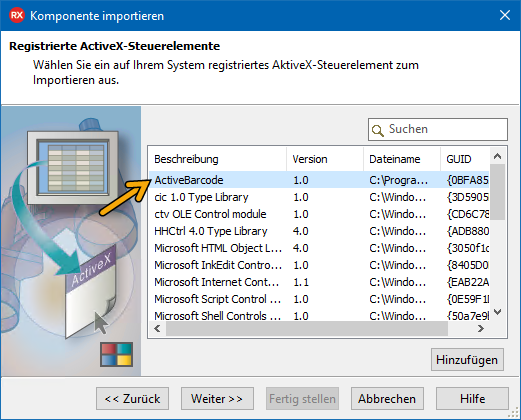 ActiveBarcode: Barcode, Delphi