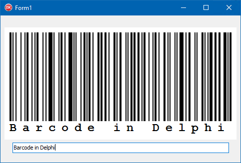 ActiveBarcode: Barcode, Delphi