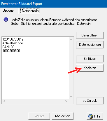 ActiveBarcode: Barcodebilder aus Daten