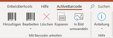 ActiveBarcode: Barcode, PowerPoint