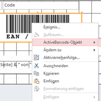 ActiveBarcode: Barcode-Objekt