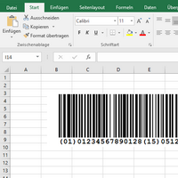 ActiveBarcode: Excel 365